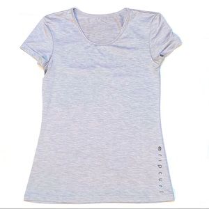 4/$20 Rip Curl Grey Basic Workout Top T-Shirt sz S